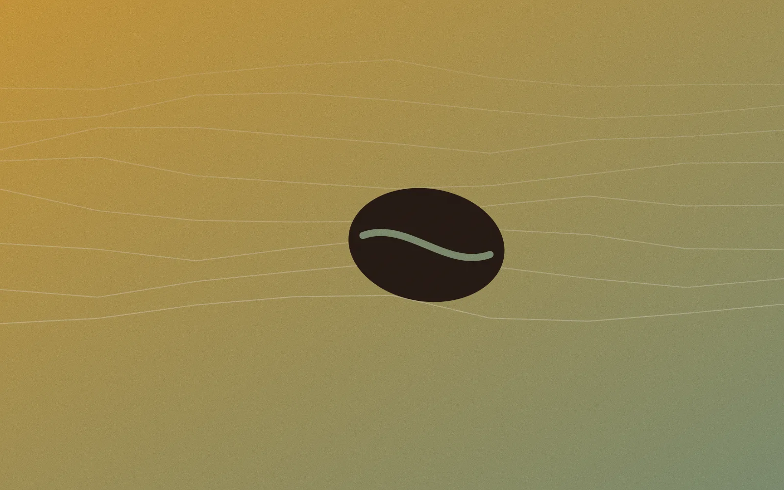 Illustration de courbes de terroir et d’un grain de café